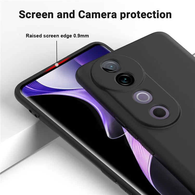 For vivo V40 5G / S19 Pro 5G Case Liquid Silicone Mobile Phone Cover with Strap