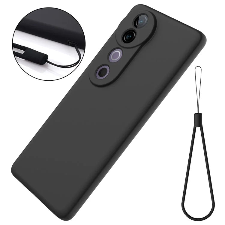 For vivo V40 5G / S19 Pro 5G Case Liquid Silicone Mobile Phone Cover with Strap