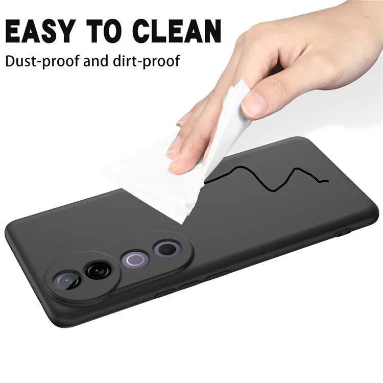 For vivo V40 5G / S19 Pro 5G Case Liquid Silicone Mobile Phone Cover with Strap