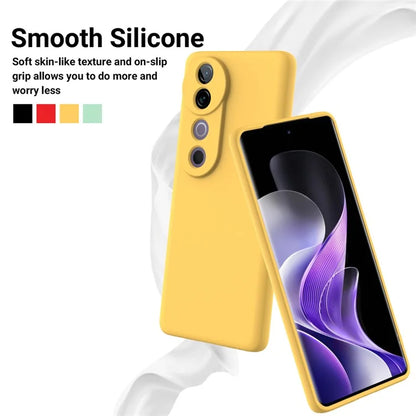 For vivo V40 5G / S19 Pro 5G Case Liquid Silicone Mobile Phone Cover with Strap
