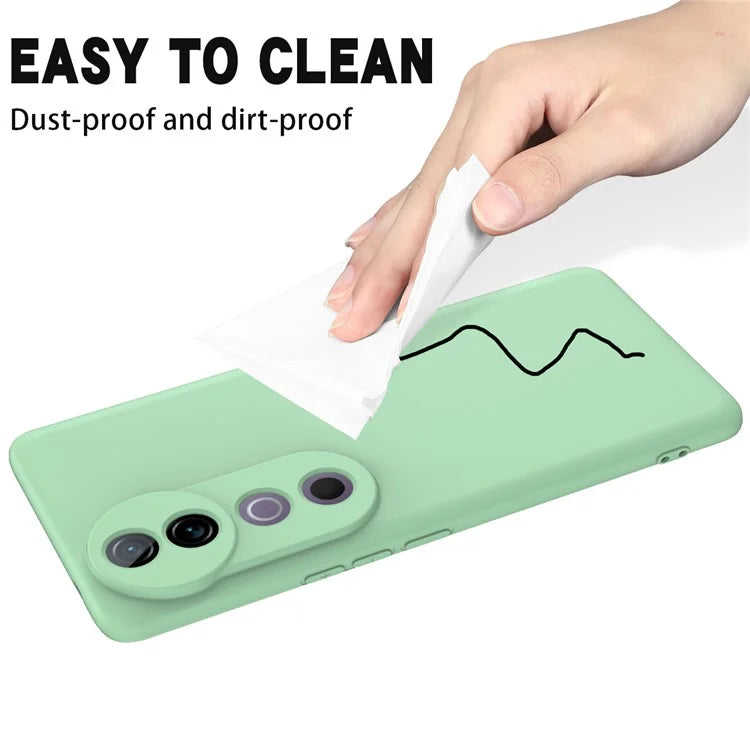For vivo V40 5G / S19 Pro 5G Case Liquid Silicone Mobile Phone Cover with Strap