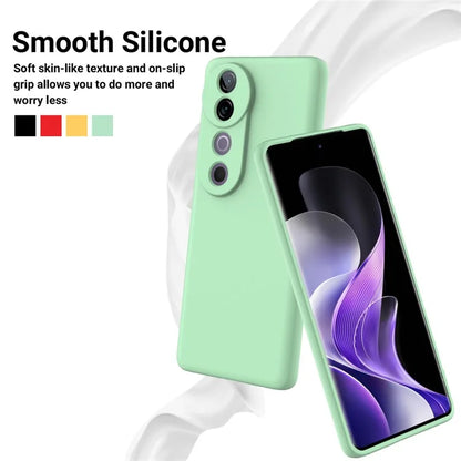 For vivo V40 5G / S19 Pro 5G Case Liquid Silicone Mobile Phone Cover with Strap