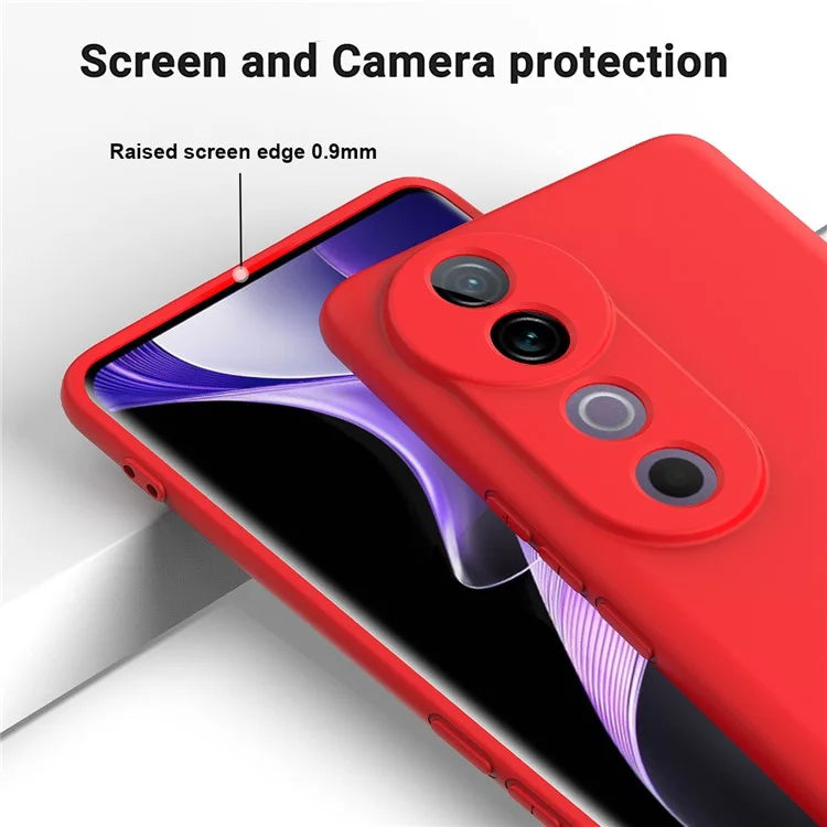 For vivo V40 5G / S19 Pro 5G Case Liquid Silicone Mobile Phone Cover with Strap
