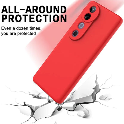 For vivo V40 5G / S19 Pro 5G Case Liquid Silicone Mobile Phone Cover with Strap