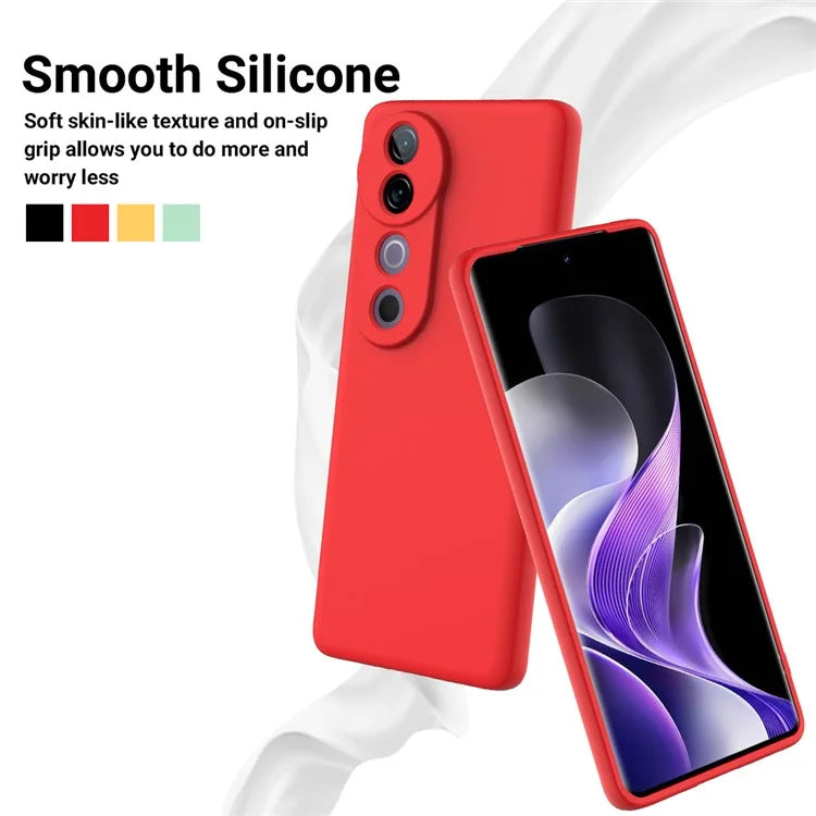 For vivo V40 5G / S19 Pro 5G Case Liquid Silicone Mobile Phone Cover with Strap