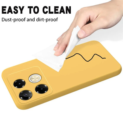 For Infinix Note 40 5G Case with Hand Strap Liquid Silicone Anti-Drop Phone Cover