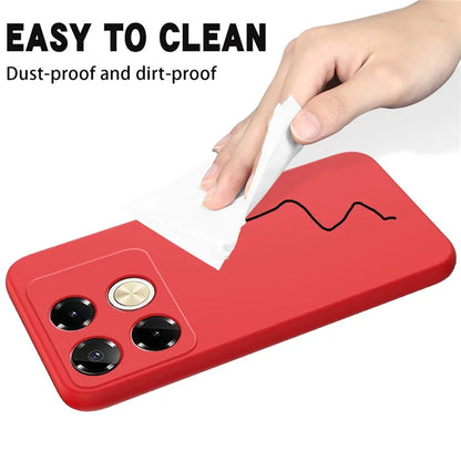 For Infinix Note 40 5G Case with Hand Strap Liquid Silicone Anti-Drop Phone Cover