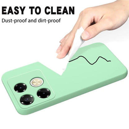 For Infinix Note 40 5G Case with Hand Strap Liquid Silicone Anti-Drop Phone Cover