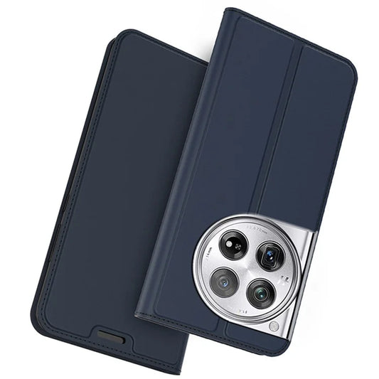 For OnePlus 12 5G Case Leather Card Slot Stand Phone Cover Magnetic Auto Closing