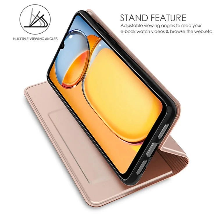 For Xiaomi Poco F6 5G / Redmi Turbo 3 5G Case PU Leather Flip Phone Cover Strong Magnetic Suction