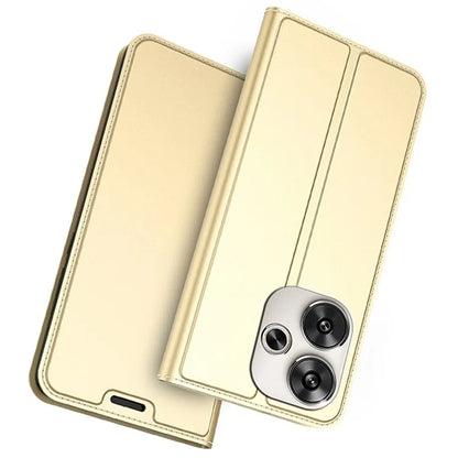For Xiaomi Poco F6 5G / Redmi Turbo 3 5G Case PU Leather Flip Phone Cover Strong Magnetic Suction
