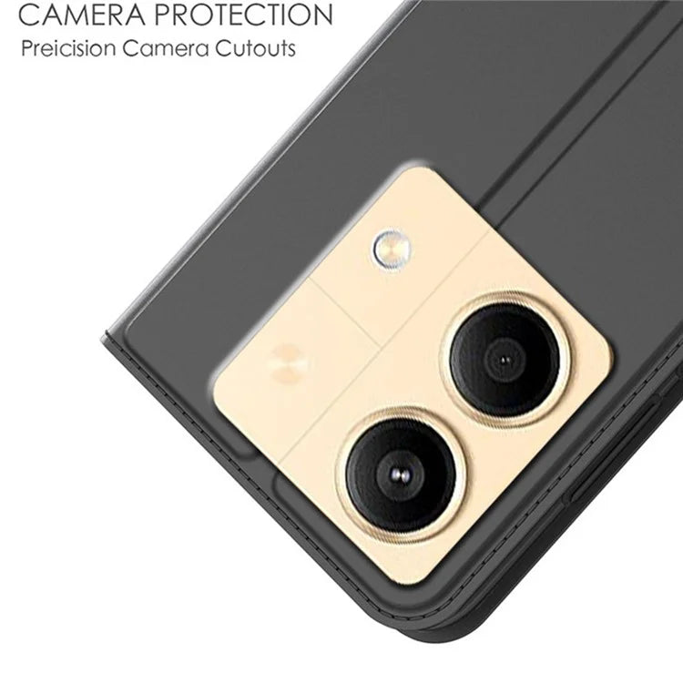 For Xiaomi Poco X6 Neo 5G / Redmi Note 13R Pro 5G Case Card Holder Leather Phone Cover Strong Magnetic Closure