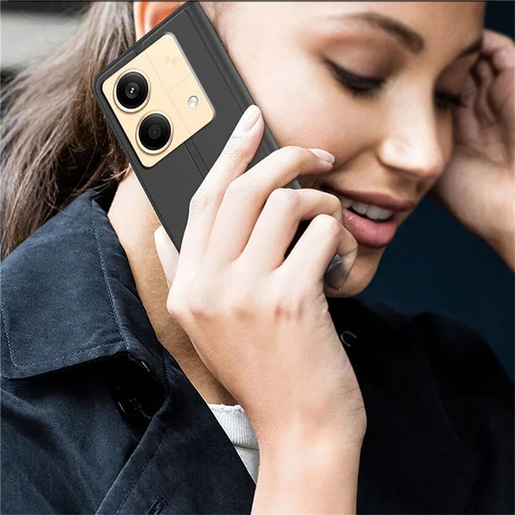 For Xiaomi Poco X6 Neo 5G / Redmi Note 13R Pro 5G Case Card Holder Leather Phone Cover Strong Magnetic Closure