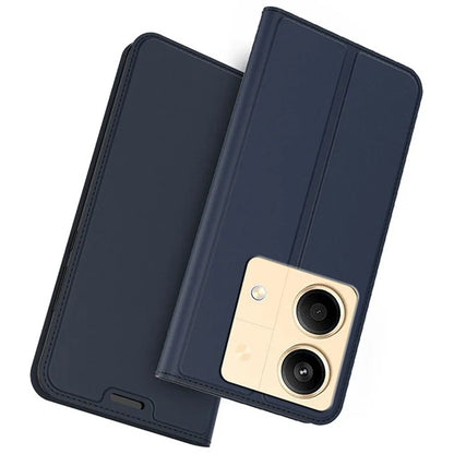 For Xiaomi Poco X6 Neo 5G / Redmi Note 13R Pro 5G Case Card Holder Leather Phone Cover Strong Magnetic Closure