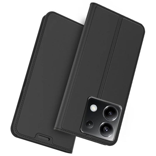 For Xiaomi Poco X6 5G / Redmi Note 13 Pro 5G Case PU Leather Phone Cover Card Slot Holder Hidden Magnetic Closure