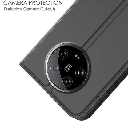 For Xiaomi 14 Ultra Case Card Holder Leather Magnetic Closure Flip Folio Phone Cover