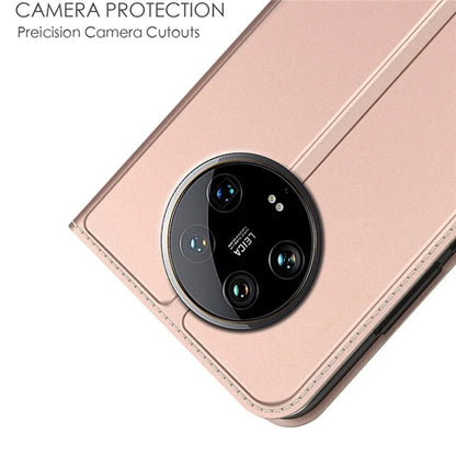 For Xiaomi 14 Ultra Case Card Holder Leather Magnetic Closure Flip Folio Phone Cover