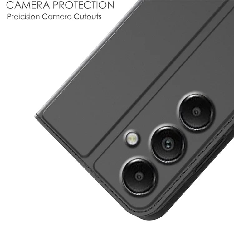 For Samsung Galaxy A25 5G (Global) (161.0 X 76.5 X 8.3mm) Case PU Leather Phone Cover Card Slot Stand