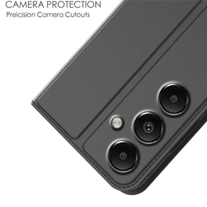 For Samsung Galaxy A25 5G (Global) (161.0 X 76.5 X 8.3mm) Case PU Leather Phone Cover Card Slot Stand
