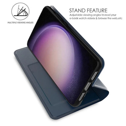 For Samsung Galaxy A15 4G / 5G Case Card Slot Leather Phone Cover Hidden Magnetic Adsorption
