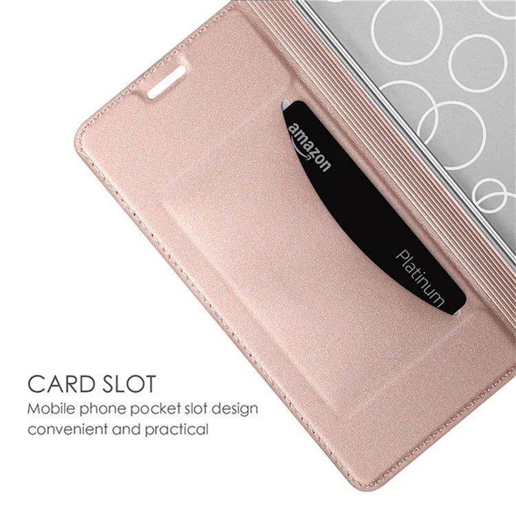 For Samsung Galaxy A15 4G / 5G Case Card Slot Leather Phone Cover Hidden Magnetic Adsorption