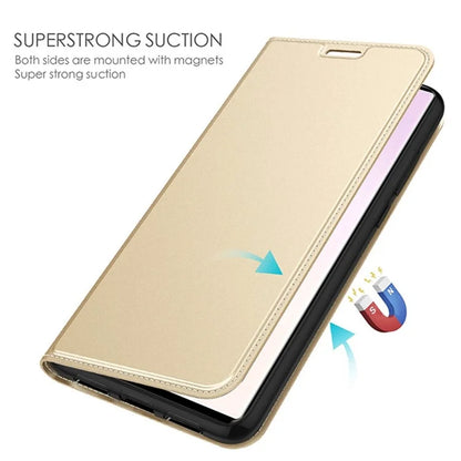 For Samsung Galaxy A15 4G / 5G Case Card Slot Leather Phone Cover Hidden Magnetic Adsorption