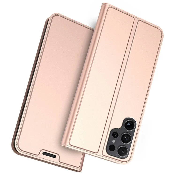 For Samsung Galaxy S24 Ultra Case Flip Stand Leather Phone Cover Full Body Protective