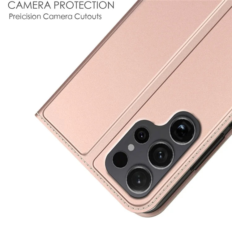 For Samsung Galaxy S24 Ultra Case Flip Stand Leather Phone Cover Full Body Protective