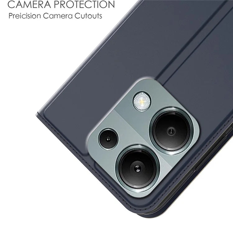 For Xiaomi Redmi Note 13 Pro 4G / Poco M6 Pro 4G Case Leather Shockproof TPU Phone Cover Card Holder Slot
