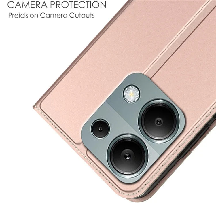 For Xiaomi Redmi Note 13 Pro 4G / Poco M6 Pro 4G Case Leather Shockproof TPU Phone Cover Card Holder Slot