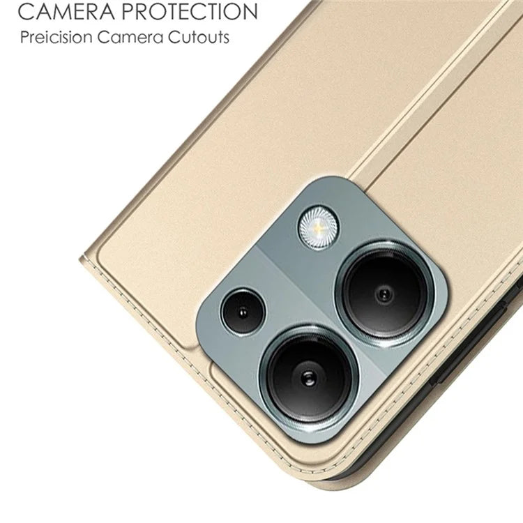 For Xiaomi Redmi Note 13 Pro 4G / Poco M6 Pro 4G Case Leather Shockproof TPU Phone Cover Card Holder Slot