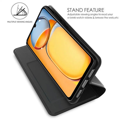For Xiaomi Redmi Note 13 4G Case Magnetic Adsorption Shockproof Leather Phone Cover