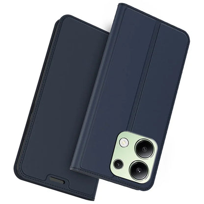 For Xiaomi Redmi Note 13 4G Case Magnetic Adsorption Shockproof Leather Phone Cover