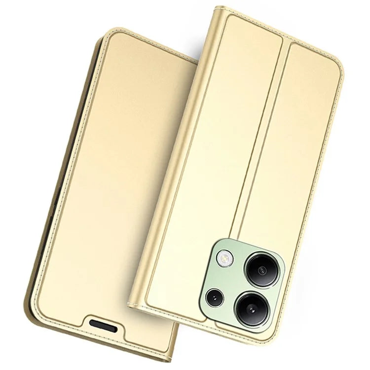 For Xiaomi Redmi Note 13 4G Case Magnetic Adsorption Shockproof Leather Phone Cover