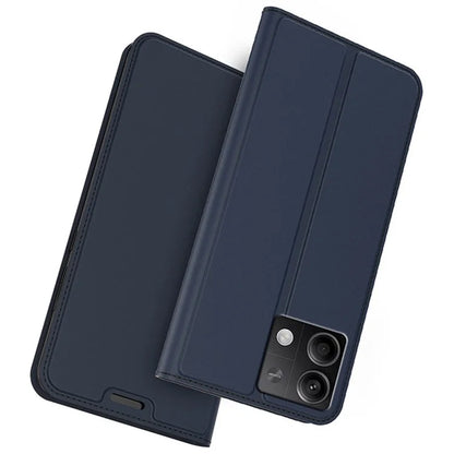 For Xiaomi Redmi Note 13 5G Case Stand Function Magnetic Closure Leather Phone Cover Card Slot