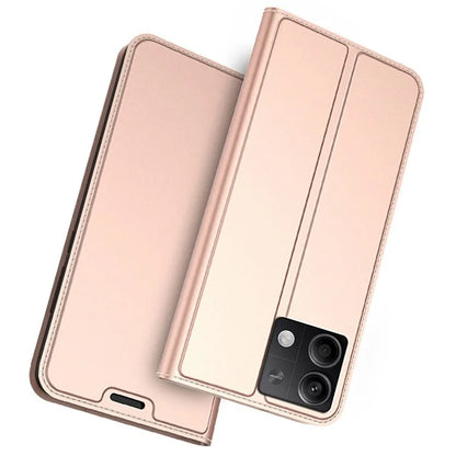 For Xiaomi Redmi Note 13 5G Case Stand Function Magnetic Closure Leather Phone Cover Card Slot