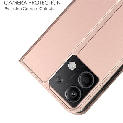 For Xiaomi Redmi Note 13 5G Case Stand Function Magnetic Closure Leather Phone Cover Card Slot