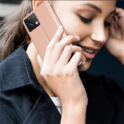 For Xiaomi Redmi Note 13 5G Case Stand Function Magnetic Closure Leather Phone Cover Card Slot