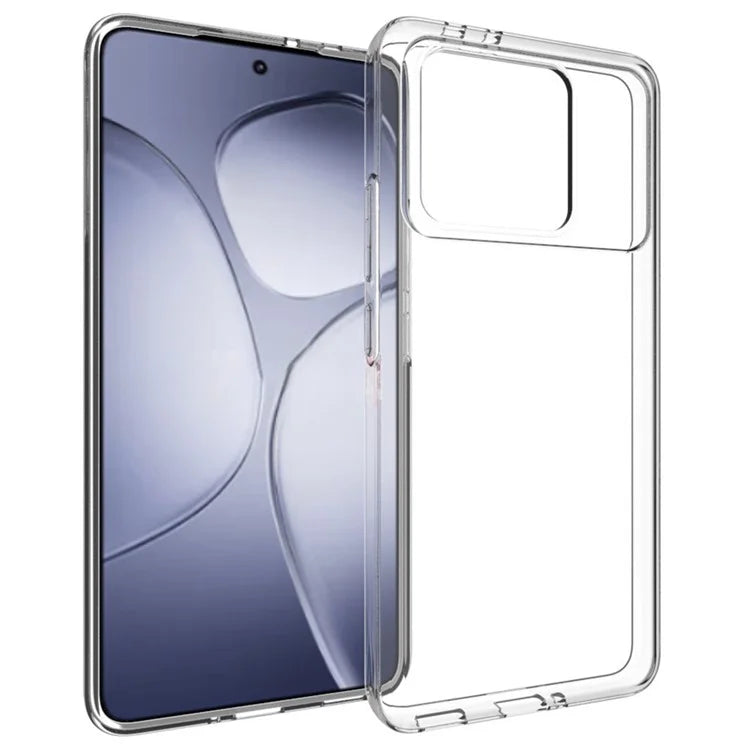 For Xiaomi Redmi K70 Ultra Case Crystal Clear 2.0mm TPU Phone Cover (Big Rear Lens Hole)