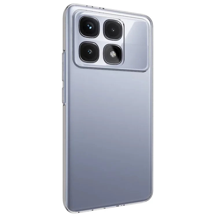 For Xiaomi Redmi K70 Ultra Case Crystal Clear 2.0mm TPU Phone Cover (Big Rear Lens Hole)