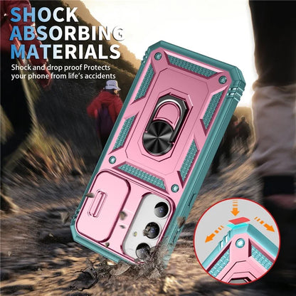 For Samsung Galaxy A55 5G Kickstand Case TPU+PC Camshield Hybrid Phone Cover