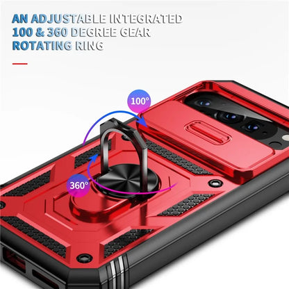 For Google Pixel 9 / Pixel 9 Pro Case Camshield Rotary Kickstand TPU+PC Phone Cover