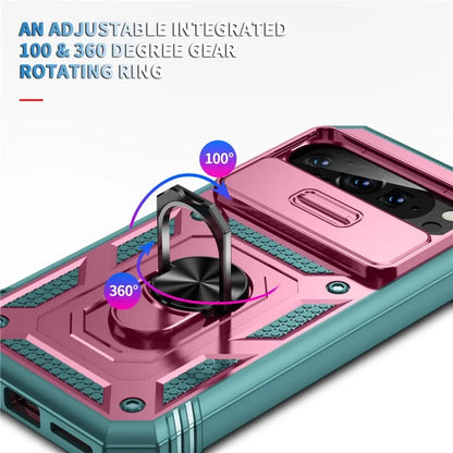 For Google Pixel 9 / Pixel 9 Pro Case Camshield Rotary Kickstand TPU+PC Phone Cover