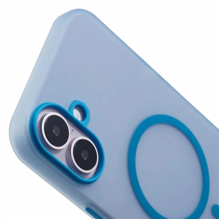 For iPhone 16 Case Compatible Cover with MagSafe Soft TPU Thin Protective Cover with Matte Finish