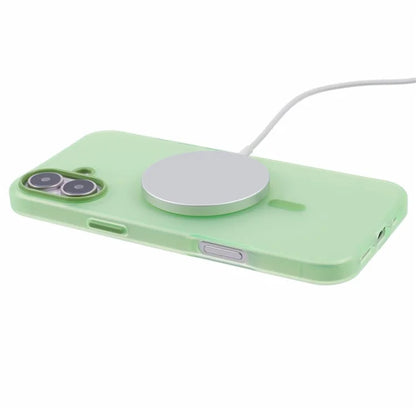 For iPhone 16 Case Compatible Cover with MagSafe Soft TPU Thin Protective Cover with Matte Finish