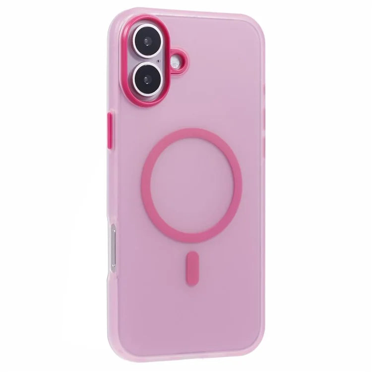 For iPhone 16 Case Compatible Cover with MagSafe Soft TPU Thin Protective Cover with Matte Finish