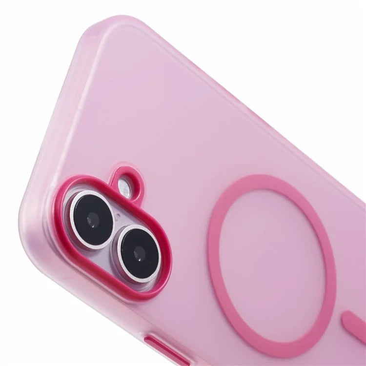 For iPhone 16 Case Compatible Cover with MagSafe Soft TPU Thin Protective Cover with Matte Finish