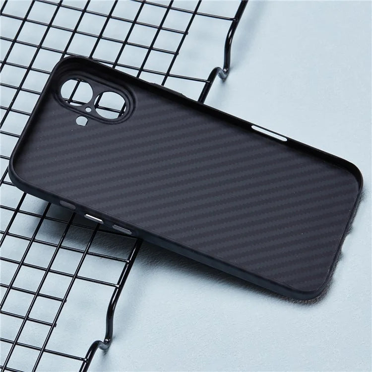 X-LEVEL For iPhone 16 Case Camera Protection Hard PC Phone Cover Carbon Fiber Texture