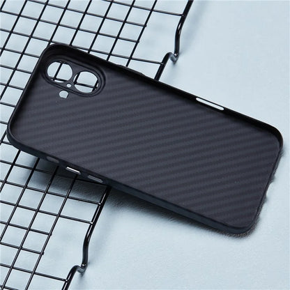 X-LEVEL For iPhone 16 Case Camera Protection Hard PC Phone Cover Carbon Fiber Texture