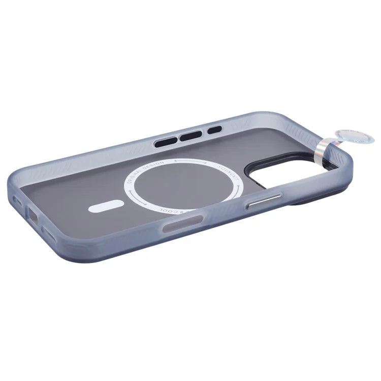 YOUNGKIT Technology Series for iPhone 16 Plus Case Compatible with MagSafe Circuit Design PC+TPU Matte Phone Cover